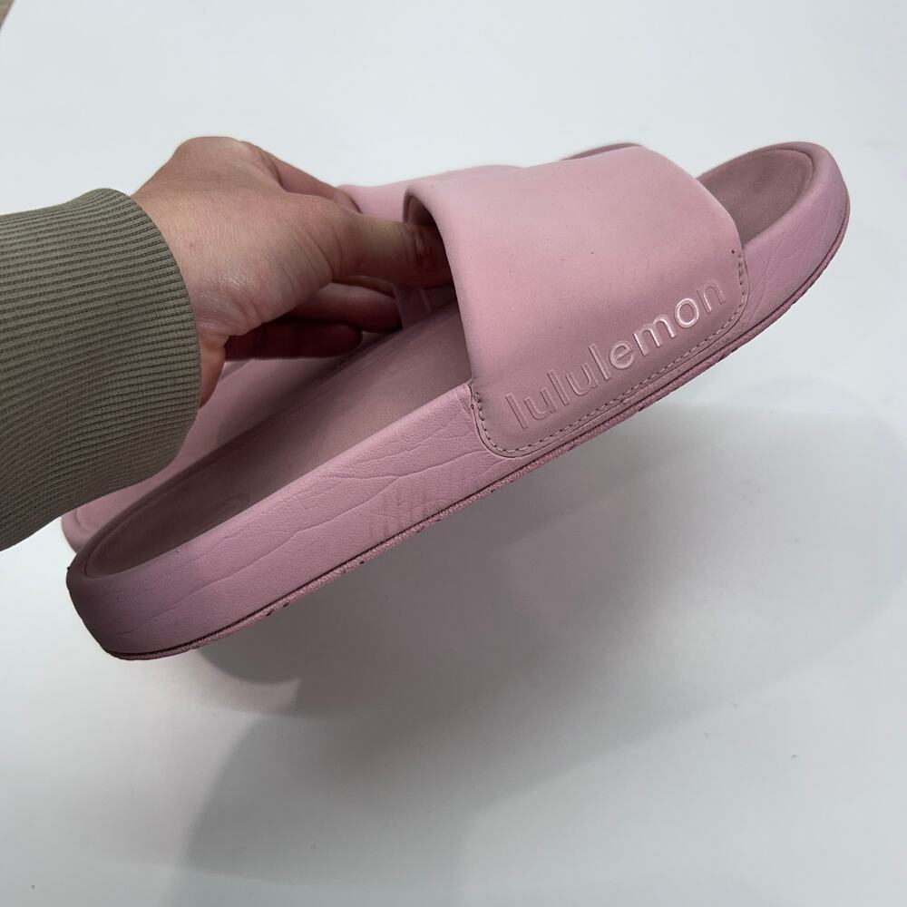 Lululemon Women's Restfeel Slide Sandal in Pink Pearl 8 Athleisure Sporty - Picture 4 of 6